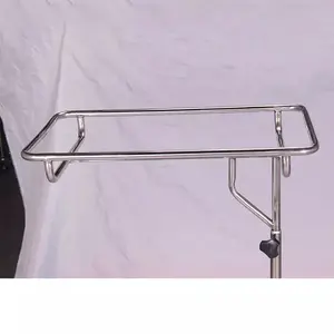 अस्पताल क्लिनिक मोबाइल मेयो ट्रे स्टैंड स्टेनलेस स्टील मेयर उपकरण ट्रे स्टैंड एडजस्टेबल ऊंचाई बेसिन ऑपरेशन ट्रे स्टैंड - Product Image 5