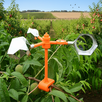 Éloigne-oiseaux durable pour vergers - Dispositifs répulsifs rotatifs réfléchissants pour oiseaux, haute visibilité