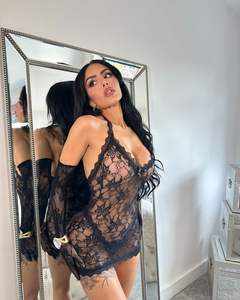 Intimes sexy <span class=keywords><strong>3</strong></span>-teiliges Kleider set XL Ausgefallenes attraktives Spitzen-3D-Outfit mit Hosenträgern Halfter handschuhe Rücken lose feste Teddys - Product Image 3