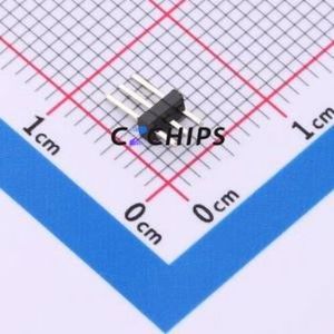 HX PZ-127WV-1x3P Pin Header Through hole Component (THT),P=1.27mm Connector 1x3P 1.27mm Pin Header Single Row - Product Image 2