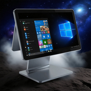 15.6 inch siêu mỏng hợp kim nhôm POS hệ thống bán hàng điểm cuối cảm ứng POS Tiền mặt Đăng Ký Với Wifi <span class=keywords><strong>Bluetooth</strong></span> Loa - Product Image 1