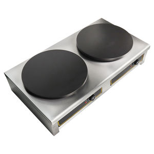 Machine à crêpe électrique <span class=keywords><strong>professionnelle</strong></span>, v, française, <span class=keywords><strong>double</strong></span> plaque - Product Image 3