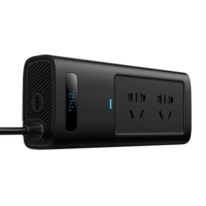 Venta al por Mayor, Inversor de Corriente Baseus Pro 150W 220V CN/EU Negro CGNB020101 100% <span class=keywords><strong>Original</strong></span>, <span class=keywords><strong>Cargador</strong></span> Rápido USB Tipo C para <span class=keywords><strong>Auto</strong></span>, Adaptador de Corriente - Product Image 5