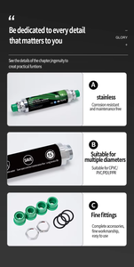 Ablandador de agua sin sal automático para toda la casa, potencia Manual, RV, sistema descalcificador de tuberías para exteriores, removedor de escala de agua doméstica - Product Image 4