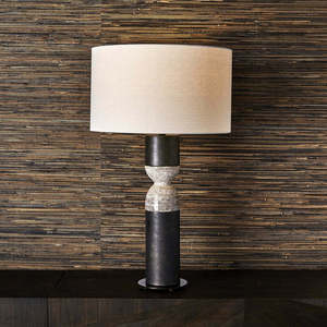 Modern Minimalist Marble Table Lamp Led <b>Light</b> E27 Switch Control For Bedroom Living Room Home <b>Decor</b> - Product Image 1