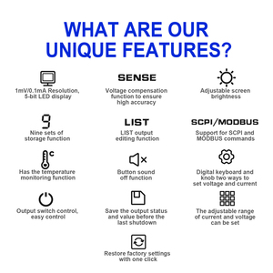 Osciloscopio Digital MATRIX, Ancho de Banda de 500MHz, Frecuencia de Muestreo de 2GSa/s, Pantalla Táctil de 10.1 Pulgadas con Generador de Señales - Product Image 6