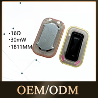 Mini Altavoz Ultrafino de Bajo Consumo 1811, Voz Humana Clara, Resistente al Agua IP67, Magnético de Neodimio para Auriculares de Oreja Abierta, IA Inteligente