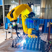 Bras de robot de soudage industriel 6 axes, charge utile de 10 kg, portée de 2010 mm, bras robotisé articulé, moteur servo-électrique, automatisation d'usine