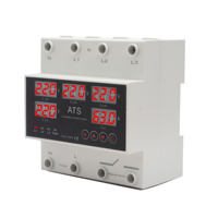 Commutateur de transfert automatique (ATS) à trois phases, directement de l'usine, avec retour de signal, 4P 63A 100A
