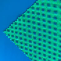 Tissu en maille 100% polyester 120 GSM, tricot tactique anti-boulochage, à mémoire de forme hexagonale dimensionnelle, pour usage automobile, extérieur et destiné aux filles