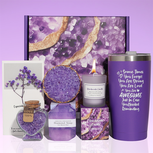 2026 Weihnachten Neujahr Hochzeit Beauty Luxus Dusch-Spa Körperpflege Geschenksets für Frauen mit Becher, Badesalz, Badebombe, Kerze, Seife - Product Image 6