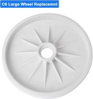 Pieza de Repuesto de Rueda C6 Compatible con el Limpiador de Piscinas Polaris 180/280