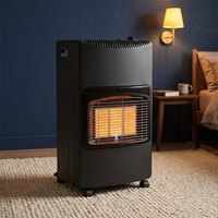 Chauffage d'appoint instantané au propane, radiateur à gaz portable et pliable pour intérieur, trois réglages, certifié CE, idéal pour la maison et la chambre.