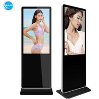 Kiosque numérique interactif d'intérieur 32-75 pouces avec écran tactile, lecteur publicitaire LCD, support au sol OEM pour ascenseurs et magasins de détail