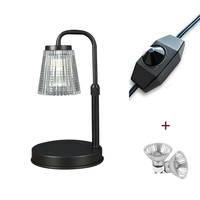 Nouveau design de lampe chauffe-bougie parfumée chauffe-bougie électrique fondante avec fonction minuterie pour bougies
