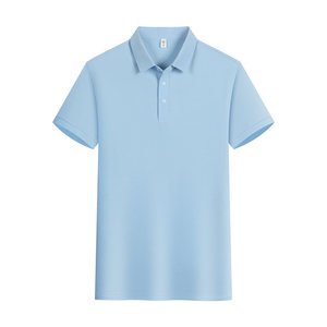 Camiseta polo promocional de secado rápido, color sólido, manga corta, para hombres y mujeres, ropa de trabajo de verano, logotipo personalizado impreso - Product Image 3