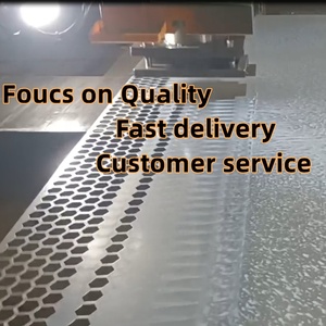 Nhà Máy Bán buôn tùy chỉnh tổ ong đục Matt Đen 12 inch Loa nướng kim loại Net - Product Image 5