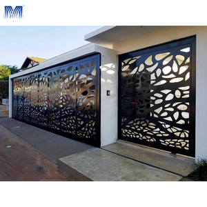 Porte coulissante en verre pour patio, équipement de fabrication, patio pliant, garage chinois, MDF, Lowe's, prix, design en tube de fer - Product Image 1