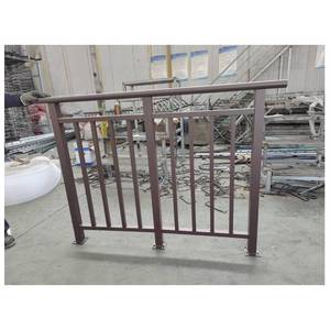 Black or Brown Vertical Slats Aluminum <strong>Deck</strong> Railing - Product Image 3