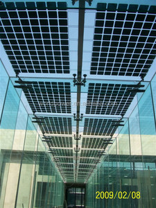 Paneles Solares Fotovoltaicos de Doble Vidrio PWSOLAR, 40% Transparentes, Monocristalinos, PERC, BIPV, con Garantía de 12 Años para Techos PWBIP - Product Image 1