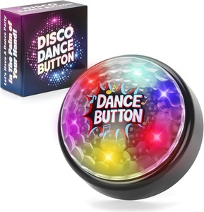 Disco-Tanz-Knopf mit 5 Liedern, lustige Knöpfe für Partys, Schreibtisch-Spielzeug für Bürokollegen, kreative Scherzartikel mit Soundeffekten - Product Image 1