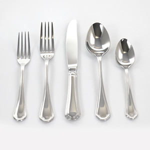 <span class=keywords><strong>Athena</strong></span> Hotel Cubiertos Juego de cubiertos 18 10 Juego de utensilios de cena de acero inoxidable Personalización Cuchara Cuchillo Tenedor - Product Image 1