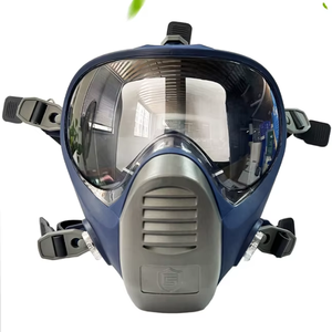 Máscara Respiratoria Facial Completa con Certificación CE, Cartucho de Filtro para Gases Ácidos, Protección de Seguridad Mejorada con TPU, Reutilizable y Desechable - Product Image 1