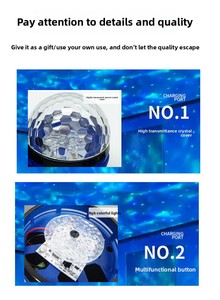 โปรเจคเตอร์ท้องฟ้าเต็มดาวสุดโรแมนติก ไฟสร้างบรรยากาศในร่ม ไฟกลางคืน LED หมุนได้ ของตกแต่งห้องนอนเด็ก ของขวัญ - Product Image 5