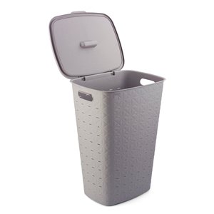 Porta biancheria plastica riciclata (56Lt) SOFTEX Tortora K258699 - Product Image 1