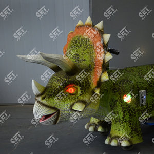 Auto Eléctrico Animatrónico de Dinosaurio con Luces LED de 24V para Niños, Efectos de Luz Impresionantes para Entretenimiento en Centros Comerciales - Product Image 2
