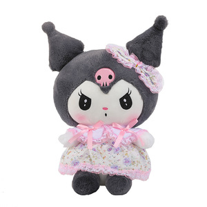 Encantadora melodía suave para muñeca de tela Kuromi, juguete de Animal de peluche de dibujos animados de Anime famoso con relleno de algodón PP, regalos para niñas - Product Image 1
