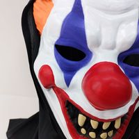 Party Favor 9.5 pouces effrayant Joker film masques réalistes Silicone sourire masques pour Halloween adultes effrayant Clown mal masque facial