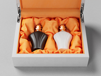 Cadeau d'anniversaire romantique personnalisé boîte à souvenirs en bois de noyer emballage de style haut de gamme boîte en bois boîte à parfum en bois de luxe