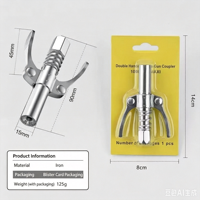 Kit de raccordement pour pistolet à graisse à double poignée 10000 PSI, ensemble de buses anti-fuite, tuyau flexible pour la lubrification des équipements automobiles et de camions