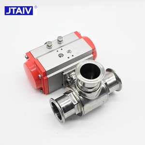 JTAIV วาล์วบอลสุขภัณฑ์ขนาด 2 นิ้ว SS316 แบบติดตั้งเร็ว 3 ทาง แบบสองทิศทาง รองรับการปรับแต่ง OEM รุ่นต่างๆ - Product Image 2