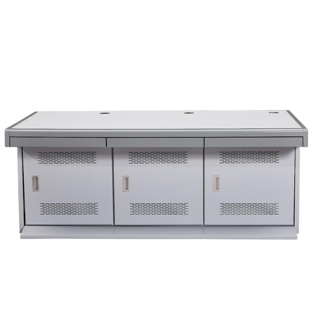 1800 Width Factory Direct Price High Quality Safety Control Room Three Station Console Command Console Computer