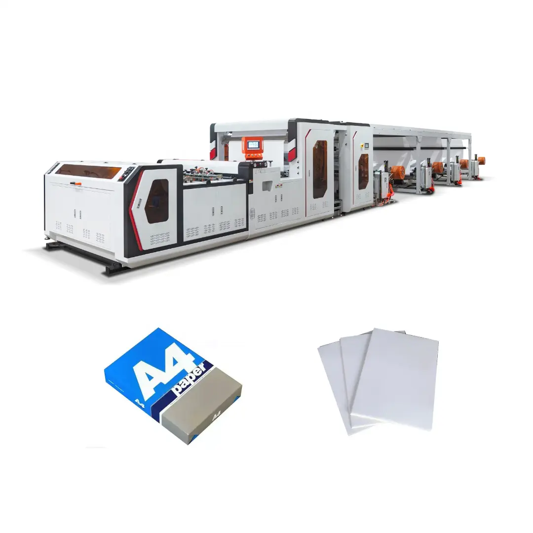 Automatische a4 Kopierpapier Produktions linie A4 Papiers chneid-und Verpackungs maschine Preis