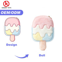 Sacs en peluche en forme de cupcake, sur mesure, du design à la création, tissu doux, certifié CE, 15 cm, 100 pièces MOQ, OEM ODM