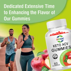 Gummies à l'extrait de vinaigre de cidre, best-seller, pour la gestion du poids, recette végétarienne, favorisent la combustion des graisses et la gestion du poids - Product Image 3