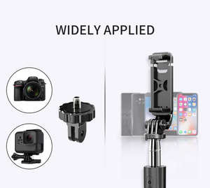 L02 Perche à <span class=keywords><strong>selfie</strong></span> sans fil, mini trépied extensible et pliable pour téléphone portable et caméra d'<span class=keywords><strong>action</strong></span> sportive - Product Image 4