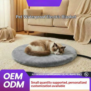 Manta Eléctrica para Mascotas, Moderna, de Terciopelo, con Temperatura Constante, Impermeable, Almohadilla Térmica para Gatos, Ahorro de Energía Inteligente, Resistente a Mordeduras - Product Image 6