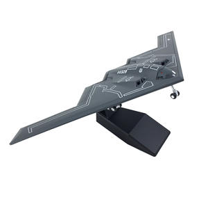 2025 Best Seller 1:200 Avión de combate de metal Modelo de bombardero <span class=keywords><strong>invisible</strong></span> de fantasma de B-2 Aviones de modelo fundido a presión con soporte WW2 Modelos de pasatiempo - Product Image 3