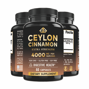 Extractos de canela de Ceilán OEM para adultos, mejoran la circulación sanguínea, la salud digestiva, el metabolismo, son antioxidantes, aptos para mujeres embarazadas. - Product Image 1
