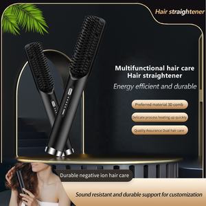 Cepillo Alisador de Cabello 2 en 1 con Cable Giratorio, Atomizador de Aceites Esenciales Eléctrico, Cepillo Iónico Antiescaldaduras para Uso Doméstico - Product Image 2
