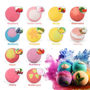 Boules de bain moussantes colorées personnalisées de vente chaude avec poupées intégrées boule géante d'amusement de marque privée pour les enfants - Product Image 3