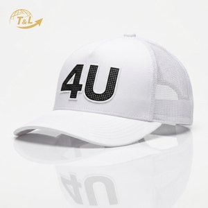 Casquettes de baseball trucker personnalisées à 6 panneaux en gros, logo brodé, visière personnalisée, tissu en maille, unisexe, ajustables, toutes saisons - Product Image 1