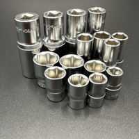 Jeu de douilles à chocs métriques 87 pièces, carrées, en CR-V, qualité industrielle, avec cliquet et mallette de rangement, OEM