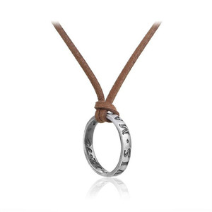 Bijoux <span class=keywords><strong>de</strong></span> <span class=keywords><strong>jeu</strong></span> Uncharted 4 a Thief's End, colliers Nathan Drake, chaîne en cuir, collier long, accessoires gothiques pour hommes - Product Image 6