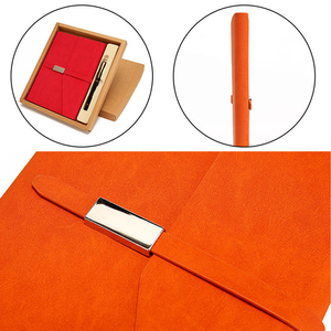 Agenda d'affaires A5 personnalisé avec logo, en cuir PU, avec stylo inclus, 50 pages, petite série pour cadeaux d'entreprise - Product Image 5