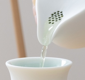 กาน้ำชาญี่ปุ่น Hitoshizuku สีเบจ รุ่น Banko Ware พร้อมที่กรองชาในตัว – ผลิตในประเทศญี่ปุ่น - Product Image 5